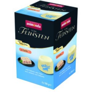 Animonda Vom Feinsten Adult à la Panna Cotta 6 x 100 g - saumon