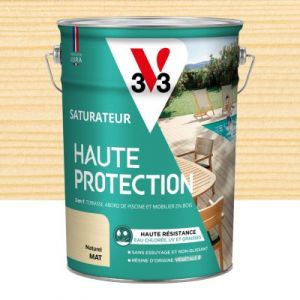 V33 Saturateur Haute Protection Biosourcé naturel Mat - 5L
