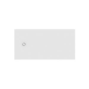 Roca Receveur de douche extra plat en Stonex Terran-N+Grille Twist - 1000x900mm - Blanc