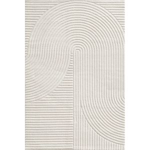 The Carpet - Everest tapis salon chambre court poil doux crème, 160 x 230 cm