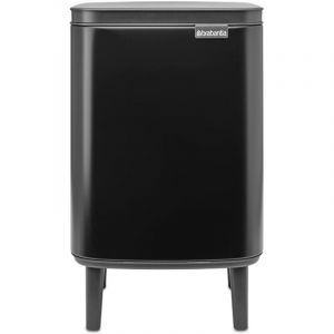Brabantia Poubelle Bo Waste Hi 7L avec Couvercle &agrave; Fermeture Douce, Seau Int&eacute;rieur Amovible et Poign&eacute;e de Transport - Convient pour la Salle de Bain, la Chambre et le Bureau &agrave; Domicile.