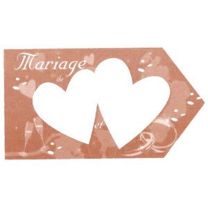 Image de Grande flèche directionnelle Mariage (20 x 40 cm)