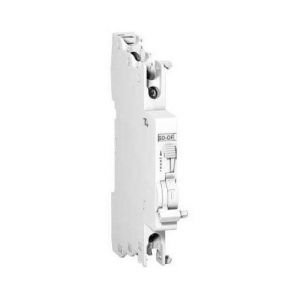 Schneider Electric A9 N26929 Contact auxiliaire of + SD/Of 3 A 415 VCA, 6 A 240 VCA, fixe, 84 mm hauteur x 9 mm Largeur x 73 mm Profondeur, blanc