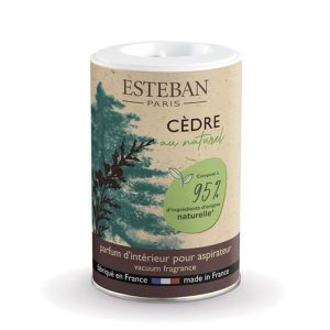 Image de Esteban Paris Poudre parfumée aspirateur Cèdre naturel