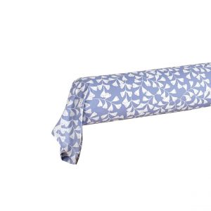 Blanc des vosges Taie de traversin BOTANICO 90 x 190 cm jaune ocre