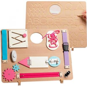 Tableau d'activit&eacute;s pour tout-petits Jouets Montessori 10 Activit&eacute;s