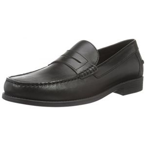 Geox U New Damon B, Mocassins Homme, Noir (BLACKC9999), 41 EU