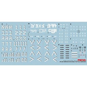 Meng Model MERKAVA Mk3D/BAZ Tactical Markings- 1/35 - Accessoire