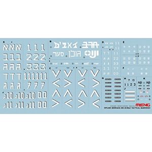 Meng Model MERKAVA Mk3D/BAZ Tactical Markings- 1/35 - Accessoire