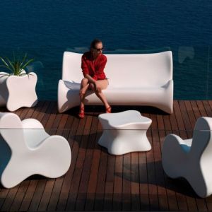 Image de Vondom Doux Mesa Table Basse Blanc
