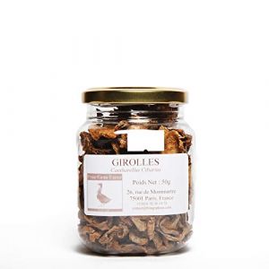 Girolles Séchées Chanterelles 125g – Sélection 1er Choix Europe – en Bocal -Champignons séchés déshydraté