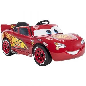 Huffy Disney Cars Lightning McQueen Voiture Électrique Enfant 3-5 Ans - 6v Voiture avec Lumières de Travail et Son
