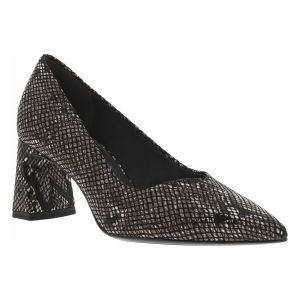 Tamaris Escarpins v&eacute;g&eacute;taliens pour Femme, Black Snake., 37 EU