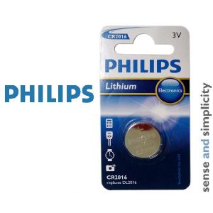 Philips 1 pile bouton 3V CR2016 Lithium