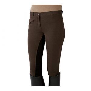 Pfiff 101197, Pantalon d'équitation Femme, Brown (Brown/Black), 40