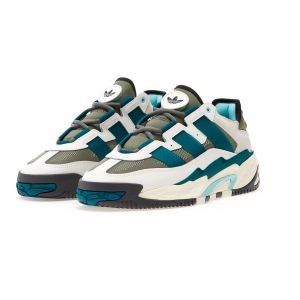 Image de Adidas Homme NITEBALL Sneaker, White Tint/Legacy Teal/Legacy Green, 42 EU