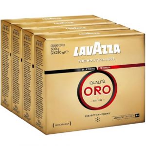 Lavazza Café Moulu Qualità Oro 2Kg - Café italien - 100% Arabica - Équilibré & Aromatique - Intensité 5-8x250 g