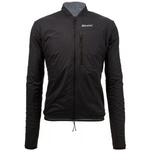 Santini Alpha Trail Wind Jacket Men, noir XL Vestes route