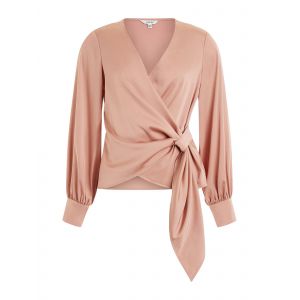 Guess Blouse fluide Lovisa à détails drapés Rose - Couleur Rose - Taille L