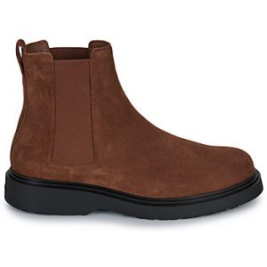 Calvin Klein Bottines Chelsea Homme Combat en Daim, Marron (Sorrel Horse/Bla, 40