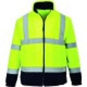 Portwest Polaire Haute-Visibilit&eacute; Bicolore Jaune/Marine XXL