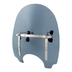 Image de Bike It Pare-brise universel Deluxe Cruiser Custom Shield fum&eacute;