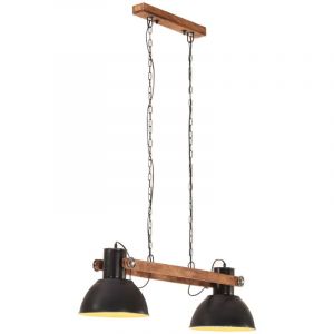 VidaXL Lampe suspendue industrielle 25 W Noir 109 cm E27