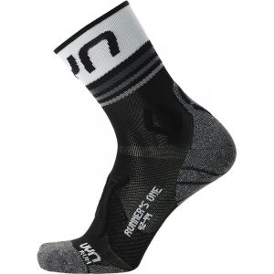 UYN Runner'S One Short Socks Men, noir/gris EU 39-41 Chaussettes de compression