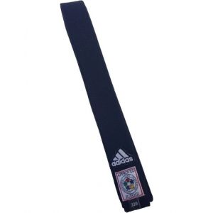 Adidas Ceinture de Judo Noire IJF