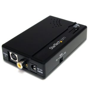 Image de StarTech.com VID2HDCON - Convertisseur composite et S-vidéo vers HDMI avec audio