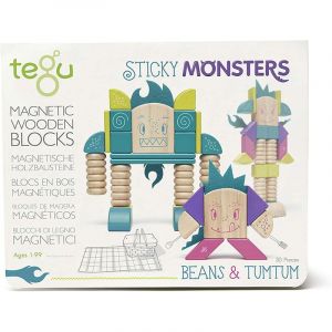 Tegu BTM-MSM-605T - Blocs de Bois Magnétiques - Beans et Tumtum