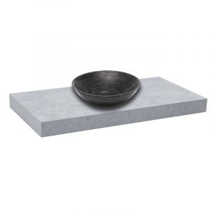 Naturel Plaque sous lavabo sans lavabo Naturel Dolce 120x8x50 cm tapis béton DO12050BE
