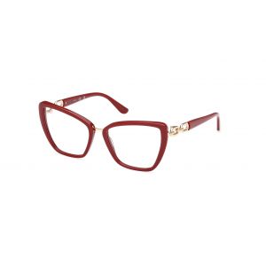 Guess Femme GU50180 066 Cadres Vista Acétate Rouge Cat Eye Normale