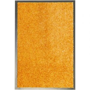 Image de VidaXL Paillasson lavable Orange 40x60 cm