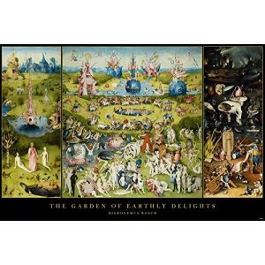 Close Up Poster "Garden Of Earthly Delights" Hieronymus Bosch