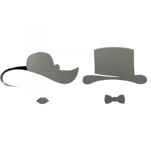 Pictogramme WC relief Plexi
