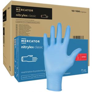 Mercator Nitril Handschuhe nitrylex classic L