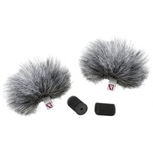 Image de Rycote 065502 Bonnette Fourrure pour Micro cravate, gris (pack de 2)