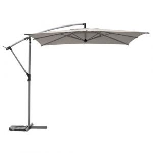 Image de Hesperide Parasol décentré carré Manoa taupe - Taupe