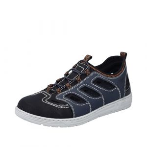 Image de Rieker Homme 08665 Chaussures Basses, Bleu combin&eacute;, 45 EU