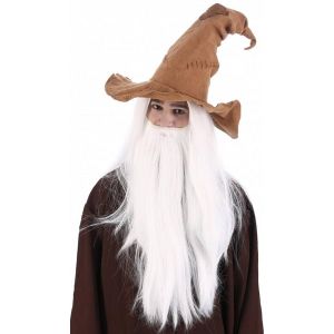 Ruedelafete Chapeau de Magicien Sorcier, Brun
