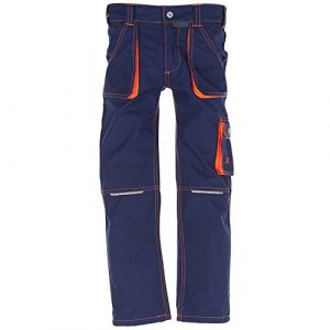 Planam 6111146 Pantalon Taille 146/152 Marine/Orange