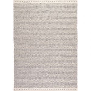 Deladeco Tapis moderne en laine rectangle tissé main Dalma 120x170