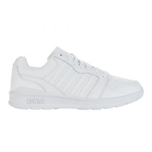 K-Swiss Rival Trainer, Basket Homme, Blanc/Bleu Vapeur, 44 EU