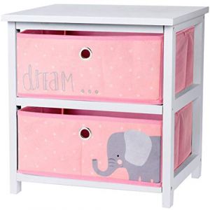 EDP 83499 Mini Commode pour Enfant avec 2 tiroirs, Multicolore, Taille Unique