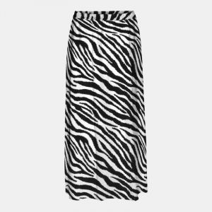 Vero Moda Jupe Maxi Longue Imprim&eacute; Z&egrave;bre Fluide Femme