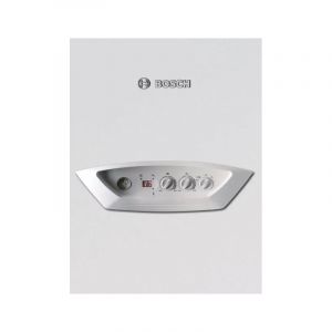 ELM Leblanc Chaudi&egrave;re murale simple chauffage gaz &agrave; condensation 25 kW compl&egrave;te avec applique, dosseret et ventouse