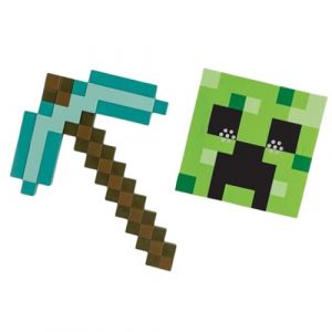 Jakks Pacific Deguisement Minecraft Creeper And Pickaxe