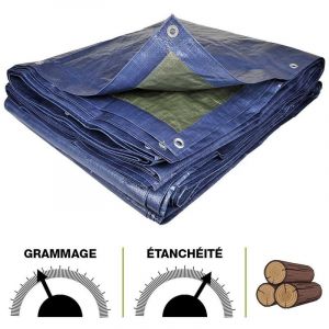 Ose GARDEN+ B&acirc;che multi usage - 2 x 8 m - 70g/m&sup2; GARDEN+