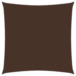 VidaXL Voile de parasol Tissu Oxford carré 3x3 m Marron